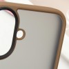 TPU+PC чохол Metal Buttons для Apple iPhone 16 (6.1") Золотий
