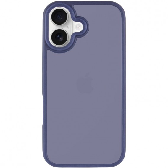 TPU+PC чохол Metal Buttons для Apple iPhone 16 (6.1") Синій TPU+PC чохол Metal Buttons для Apple iPhone 16 (6.1") Синій