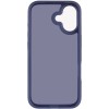TPU+PC чохол Metal Buttons для Apple iPhone 16 (6.1") Синій