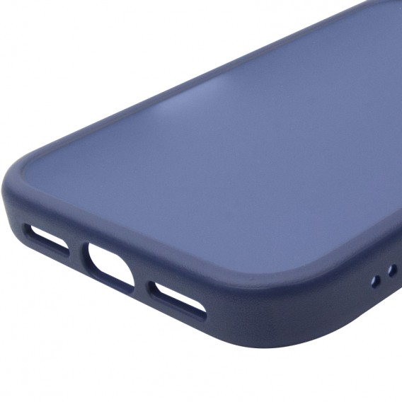 TPU+PC чохол Metal Buttons для Apple iPhone 16 (6.1") Синій TPU+PC чохол Metal Buttons для Apple iPhone 16 (6.1") Синій