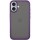 TPU+PC чохол Metal Buttons для Apple iPhone 16 (6.1") Темно-Фіолетовий