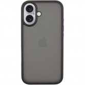TPU+PC чехол Metal Buttons для Apple iPhone 16 (6.1) Черный TPU+PC чехол Metal Buttons для Apple iPhone 16 (6.1) Черный