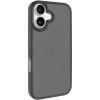 TPU+PC чехол Metal Buttons для Apple iPhone 16 (6.1) Черный