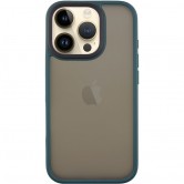 TPU+PC чехол Metal Buttons для Apple iPhone 16 Pro (6.3 дюйма) Зеленый
