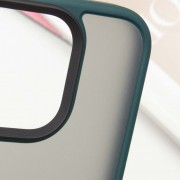 TPU+PC чехол Metal Buttons для Apple iPhone 16 Pro (6.3"), Зеленый