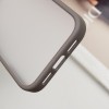 TPU+PC чохол Metal Buttons для Apple iPhone 16 Pro (6.3"), Сірий