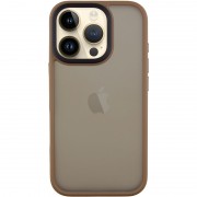 TPU+PC чехол Metal Buttons для Apple iPhone 16 Pro (6.3") Золотой