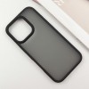 TPU+PC чехол Metal Buttons для Apple iPhone 16 Pro (6.3"), Черный
