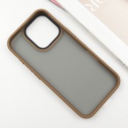 TPU+PC чехол Metal Buttons для Apple iPhone 16 Pro Max (6.9"), Золотой