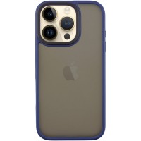 TPU+PC чохол Metal Buttons для Apple iPhone 16 Pro Max (6.9") Синій