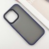 TPU+PC чохол Metal Buttons для Apple iPhone 16 Pro Max (6.9"), Синій