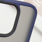 TPU+PC чехол Metal Buttons для Apple iPhone 16 Pro Max (6.9"), Синий
