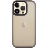 TPU+PC чехол Metal Buttons для Apple iPhone 16 Pro Max (6.9 дюйма) Серый TPU+PC чехол Metal Buttons для Apple iPhone 16 Pro Max (6.9 дюйма) Серый