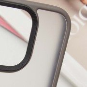 TPU+PC чехол Metal Buttons для Apple iPhone 16 Pro Max (6.9"), Серый