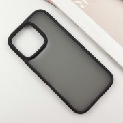 TPU+PC чехол Metal Buttons для Apple iPhone 16 Pro Max (6.9"), Черный