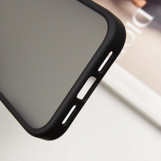 TPU+PC чехол Metal Buttons для Apple iPhone 16 Pro Max (6.9") Черный - изображение 4