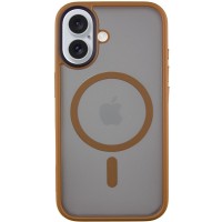 TPU+PC чехол Metal Buttons with MagSafe для Apple iPhone 16 (6.1
