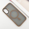 TPU+PC чехол Metal Buttons with MagSafe для Apple iPhone 16 (6.1"), Золотой