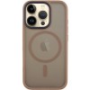 TPU+PC чохол Metal Buttons with MagSafe для Apple iPhone 16 Pro (6.3"), Золотий