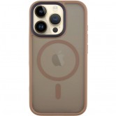 TPU+PC чохол Metal Buttons with MagSafe для Apple iPhone 16 Pro (6.3") Золотий