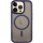 TPU+PC чехол Metal Buttons with MagSafe для Apple iPhone 16 Pro (6.3") Синий