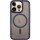 TPU+PC чехол Metal Buttons with MagSafe для Apple iPhone 16 Pro (6.3") Синий