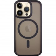 TPU+PC чехол Metal Buttons with MagSafe для Apple iPhone 16 Pro (6.3") Черный