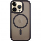 TPU+PC чехол Metal Buttons with MagSafe для Apple iPhone 16 Pro (6.3 дюйма) Черный TPU+PC чехол Metal Buttons with MagSafe для Apple iPhone 16 Pro (6.3 дюйма) Черный