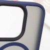 TPU+PC чохол Metal Buttons with MagSafe для Apple iPhone 16 Pro Max (6.9"), Синій
