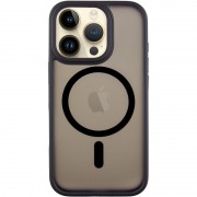 TPU+PC чехол Metal Buttons with MagSafe для Apple iPhone 16 Pro Max (6.9") Черный