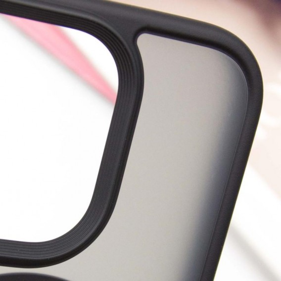 TPU+PC чехол Metal Buttons with MagSafe для Apple iPhone 16 Pro Max (6.9"), Черный