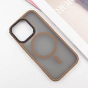 TPU+PC чехол Metal Buttons with MagSafe для Apple iPhone 16 Pro Max (6.9"), Золотой