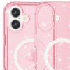 Чохол TPU Galaxy Sparkle (MagFit) для Apple iPhone 16 Plus (6.7"), Pink+Glitter