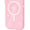 Чохол TPU Galaxy Sparkle (MagFit) для Apple iPhone 16 Plus (6.7"), Pink+Glitter