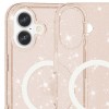 Чохол TPU Galaxy Sparkle (MagFit) для Apple iPhone 16 Plus (6.7"), Gold+Glitter