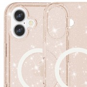 Чехол TPU Galaxy Sparkle (MagFit) для Apple iPhone 16 Plus (6.7"), Gold+Glitter