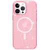 Чохол TPU Galaxy Sparkle (MagFit) для Apple iPhone 16 Pro (6.3"), Pink+Glitter