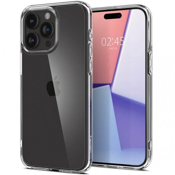 Чехол SGP Ultra Hybrid для Apple iPhone 15 Pro (6.1") Прозрачный