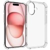 Силиконовый чехол для iPhone 16 Plus GETMAN Ease logo (Transparent)