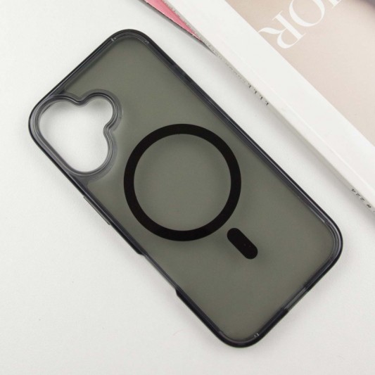 Чехол SGP Black Matte (MagFit) для Apple iPhone 16 Plus (6.7") Black - изображение 1