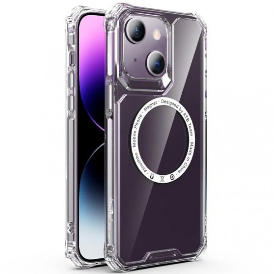 Чехол TPU Gorilla with MagSafe для Apple iPhone 15 (6.1") Clear