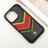 Шкіряний чохол Polo Santa Barbara Barton для Apple iPhone 16 Pro (6.3"), Black / Yellow