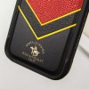 Шкіряний чохол Polo Santa Barbara Barton для Apple iPhone 16 Pro (6.3"), Black / Yellow