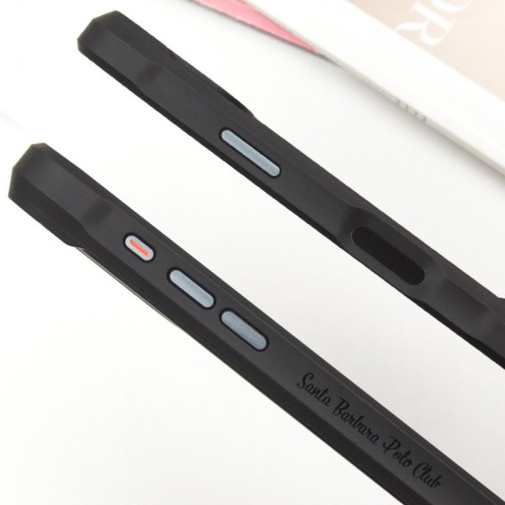 Кожаный чехол Polo Santa Barbara Barton для Apple iPhone 16 Pro Max (6.9"), Black / Navy