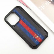 Шкіряний чохол Polo Santa Barbara Barton для Apple iPhone 16 Pro Max (6.9"), Black / Navy