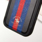 Шкіряний чохол Polo Santa Barbara Barton для Apple iPhone 16 Pro Max (6.9"), Black / Navy