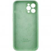 Чохол Silicone Case Full Camera Protective (AA) для Apple iPhone 12 Pro (6.1"), Зелений / Pistachio