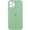 Чехол Silicone Case Full Camera Protective (AA) для Apple iPhone 12 Pro (6.1"), Зеленый / Pistachio