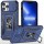 Ударостійкий чохол Camshield Army Ring для Apple iPhone 13 Pro Max (6.7") Синій / Navy