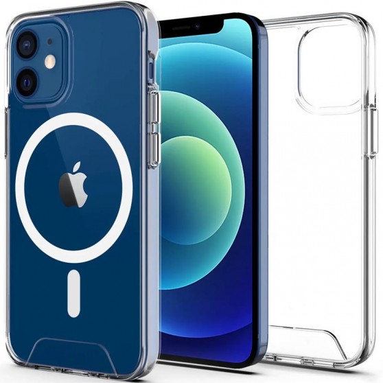 Чехол TPU Space Case with MagSafe для Apple iPhone 11 (6.1") Прозрачный